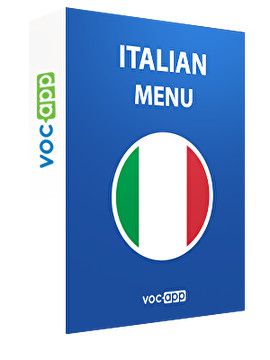 Italian menu