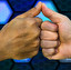 finger crossed Anglais