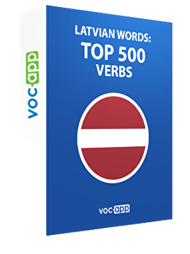 Latvian Words: Top 500 Verbs