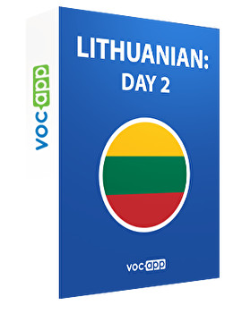 Lithuanian: day 2