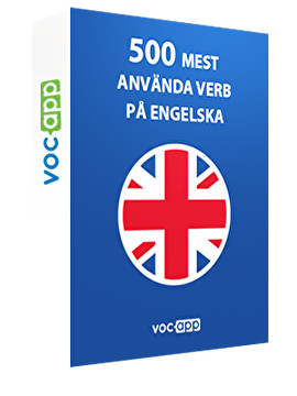 500 mest använda verb på engelska