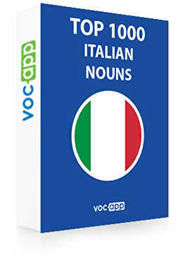 Italian Words: Top 1000 Italian Nouns