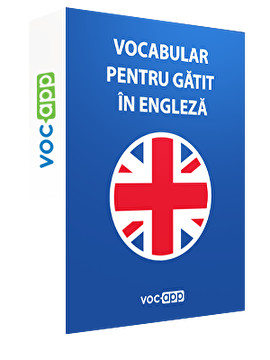 Vocabular pentru gătit în engleză