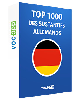 Top 1000 des substantifs allemands