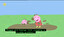 Peppa i George uwielbiają skakać po błot Englisch