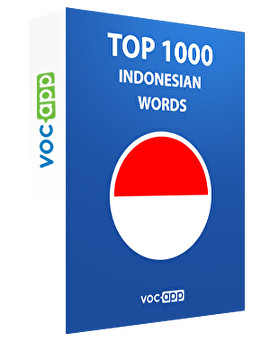 Top 1000 Indonesian Words