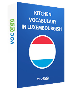 Kitchen vocabulary in Luxembourgish