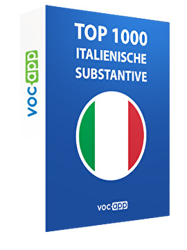 Top 1000 italienische Substantive