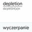 czcionka in inglese