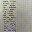 pismo odręczne in inglese