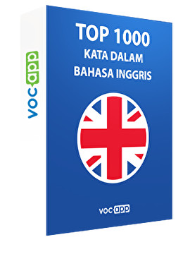 Top 1000 kata dalam bahasa Inggris