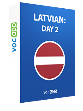 Latvian: day 2