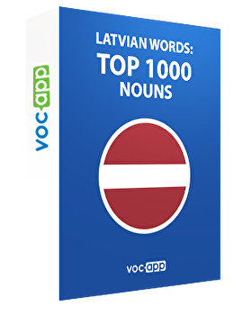 Latvian Words: Top 1000 Nouns